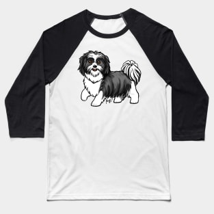 Dog - Shih Tzu - White and Black Baseball T-Shirt